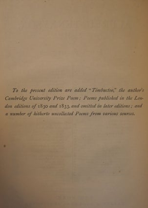 The Poetical Works of Alfred Tennyson