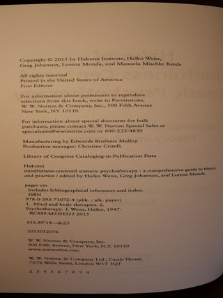 Hakomi Mindfulness-Centered Somatic Psychotherapy