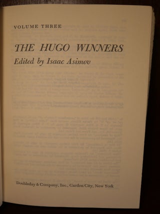 Hugo Winners 2 Volumes