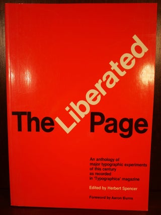 Item #4498 The Liberated Page. Herbert Spencer