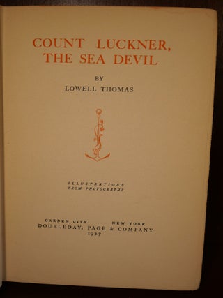 Count Luckner, The Sea Devil