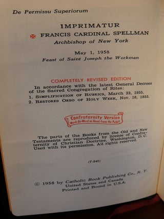 Saint Joseph Daily Missal 2 Volumes
