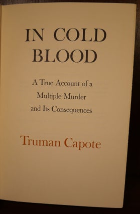 In Cold Blood