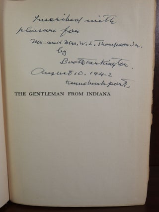 The Gentleman From Indiana SIGNED