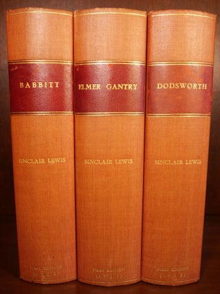 Item #4585 Dodsworth, Elmer Gantry, Babbitt. Sinclair Lewis