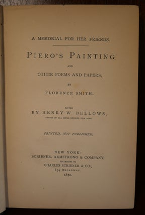 Piero's Painting and Other Papers