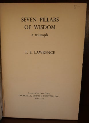 Seven Pillars of Wisdom
