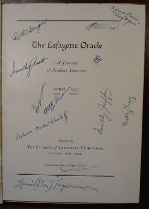 The Lafayette Oracle A Journal of Student Interests