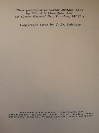 The Catcher in the Rye
