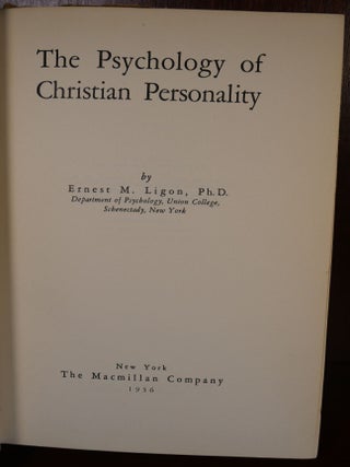 The Psychology of Christian Personality