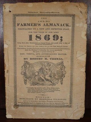 Item #4702 The Cold Farmers Almanack. Robert B. Thomas