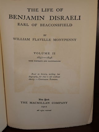 The Life of Benjamin Disraeli Vol 2 & 3