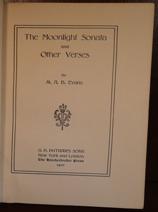 The Moonlight Sonata and Other Verses
