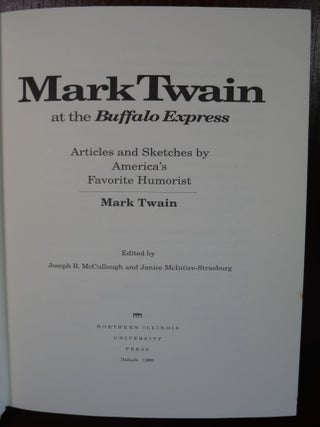 Mark Twain at the Buffalo Express