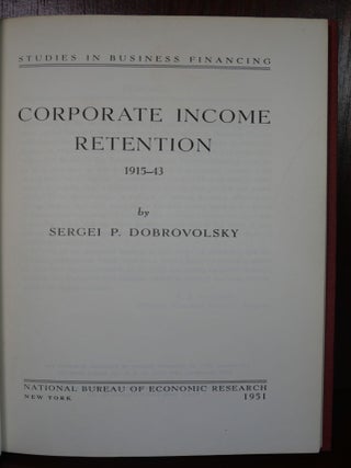 Corporate Income Retention