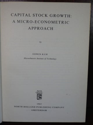 Capital Stock Growth: A Micro-Econometric Approach