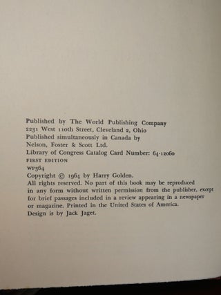 Mr. Kennedy and the Negroes SIGNED