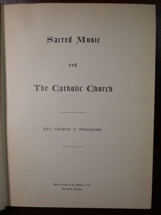 Sacre Music and The Catholic Church
