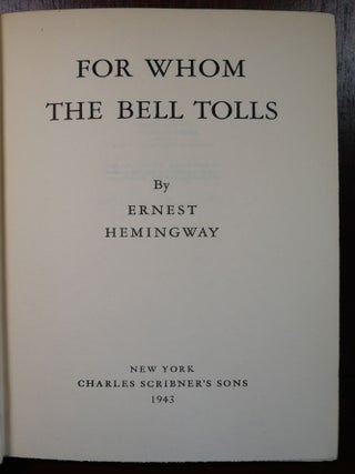 For Whom The Bell Tolls