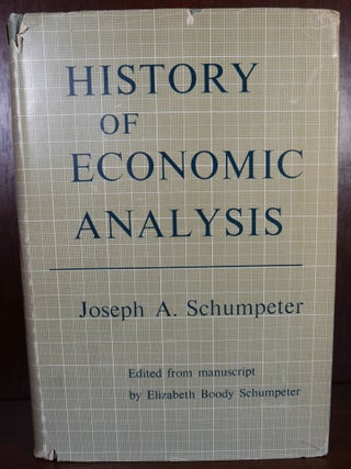 Item #4922 History of Economic Analysis. Joseph A. Schumpeter