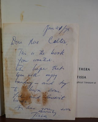 The Gautama Buddha and His Teachings SIGNED