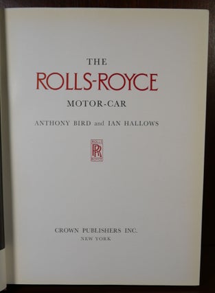 The Rolls-Royce Motor-Car