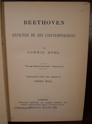 Beethoven Depicted by His Contemporaries
