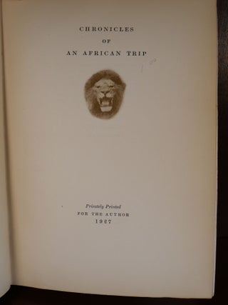 Chronicles of an African Trip