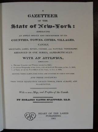 A Gazetteer of the State of New-York