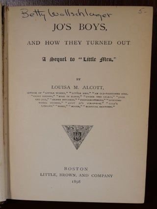 Jo's Boys, and How They Turned Out