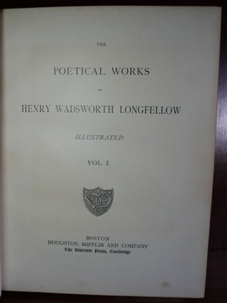 The Poetical Works of Henry Wadsworth Longfellow Vol. I