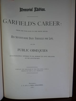 Garfield's Career From the Tow-Path to The White House