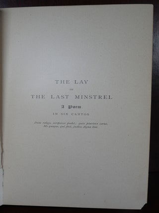 The Lay of The Last Minstrel