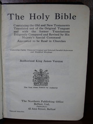 Holy Bible King James Version