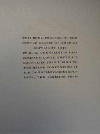Moby Dick Volume I Only