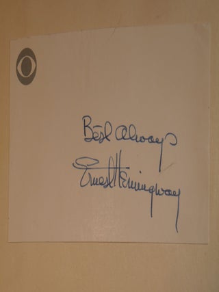 For Whom The Bell Tolls SIGNED
