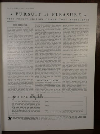 The Waldorf-Astoria Magazine