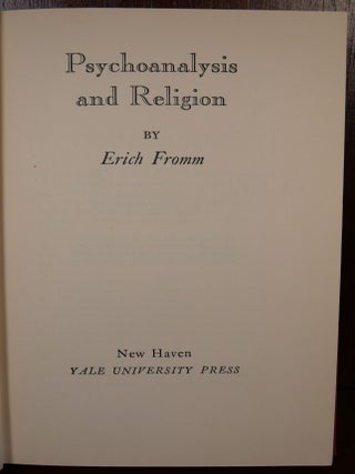Psychoanalysis and Religion