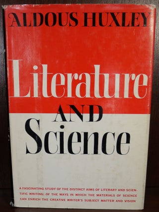 Item #5185 Literature and Science. Aldous Huxley