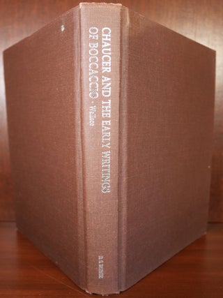 Chaucer and the Early Writings of Boccaccio