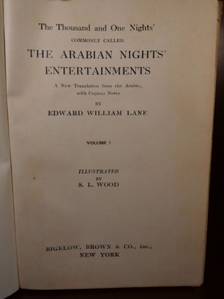 The Arabian Nights Entertainments in Four Volumes