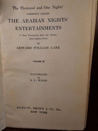 The Arabian Nights Entertainments in Four Volumes