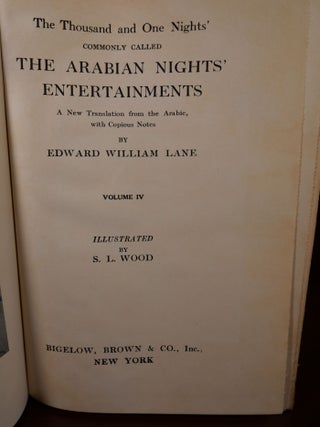 The Arabian Nights Entertainments in Four Volumes