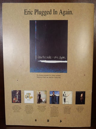 Eric Clapton From The Cradle Tour Book Concert Program