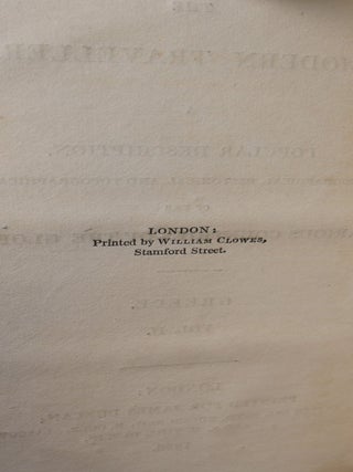 The Modern Traveller in Two Volumes Syria & Greece