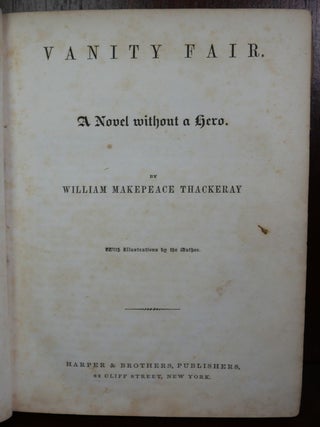Vanity Fair A Novel Without a Hero