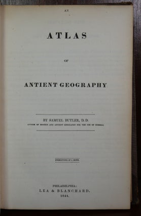 Atlas of Antient (Ancient) Geography
