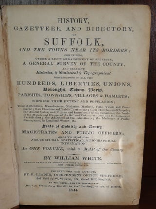 History, Gazetteer, and Directory of Suffolk