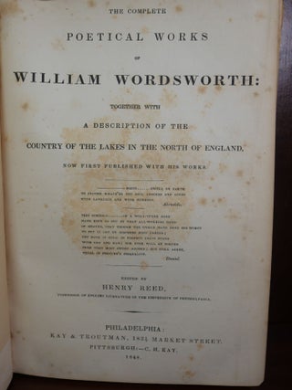 The Complete Poetical Works of William Wadsworth