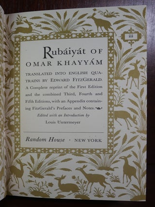 Rubaiyat of Omar Khayyam